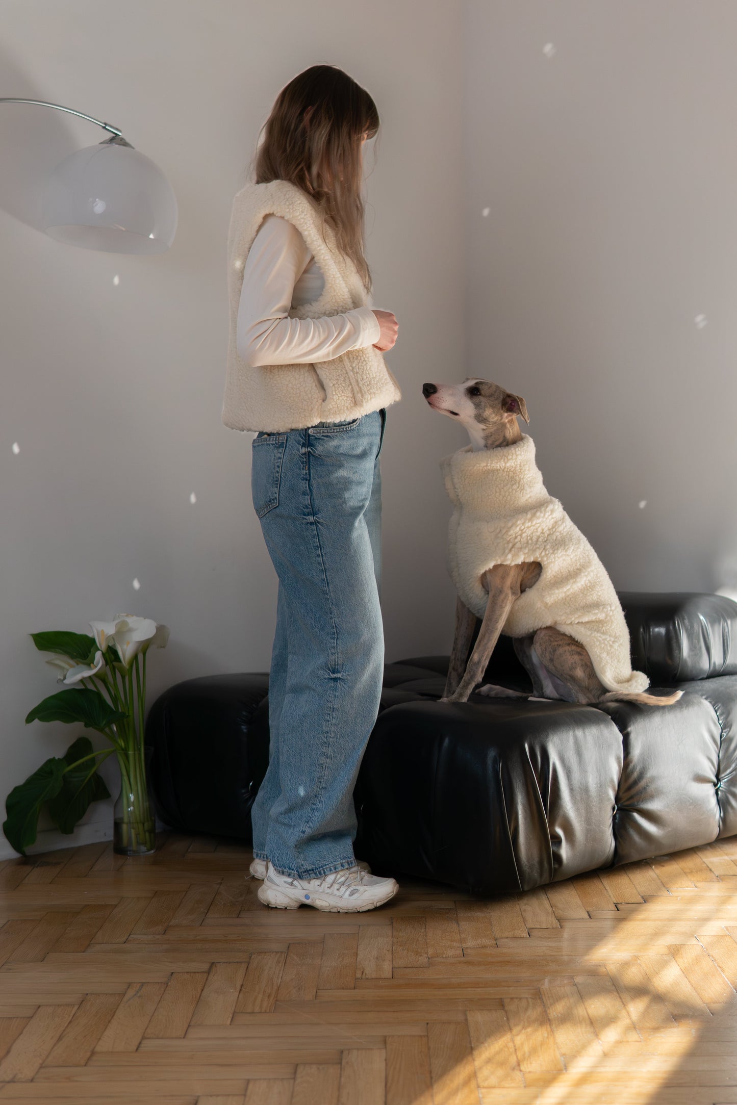 Woolen Dog Vest - Pink-4