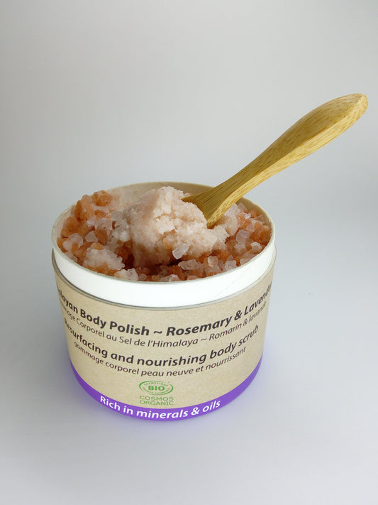 Organic Certified Body Polish Exfoliant - Lavender & Rosemary 200ml - 1 piece-1