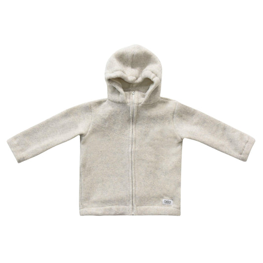 Light Baby/Kid Virgin Wool Jacket - Grey-0
