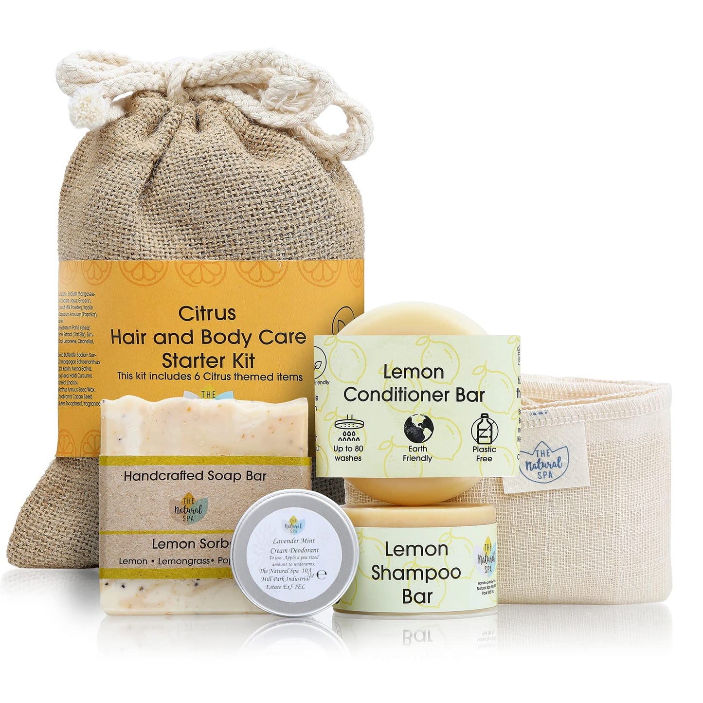 Plastic Free Hair and Body Wash Starter Kit- NO DEODORANT CHEAPER PRICE-2