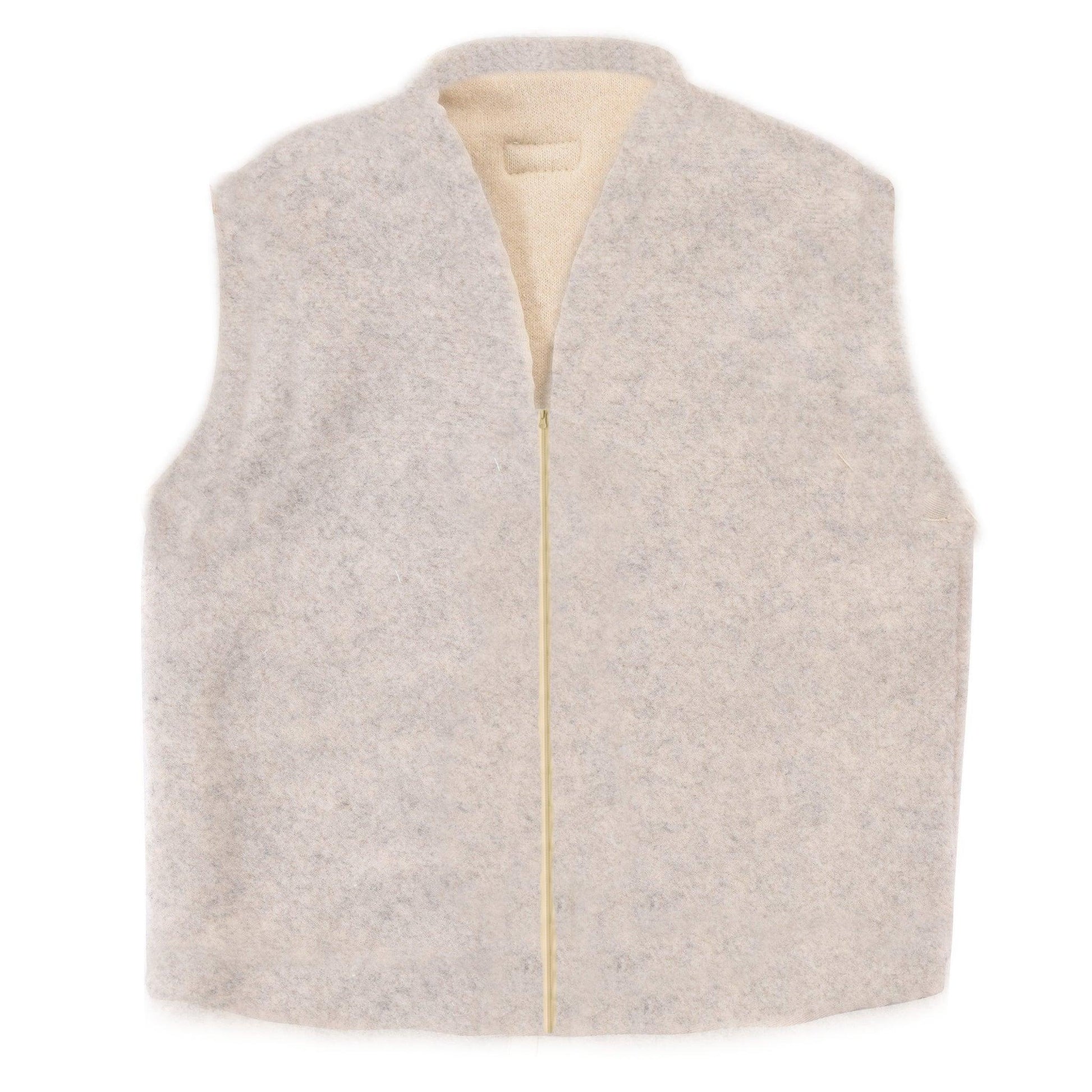 Baby/Kid Virgin Wool Vest - Grey-0