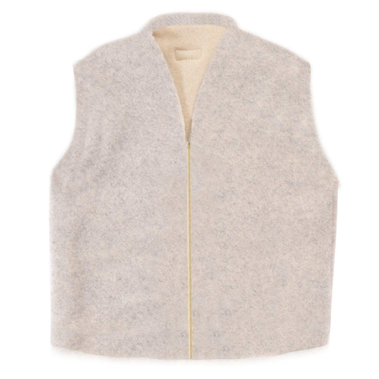 Baby/Kid Virgin Wool Vest - Grey-0