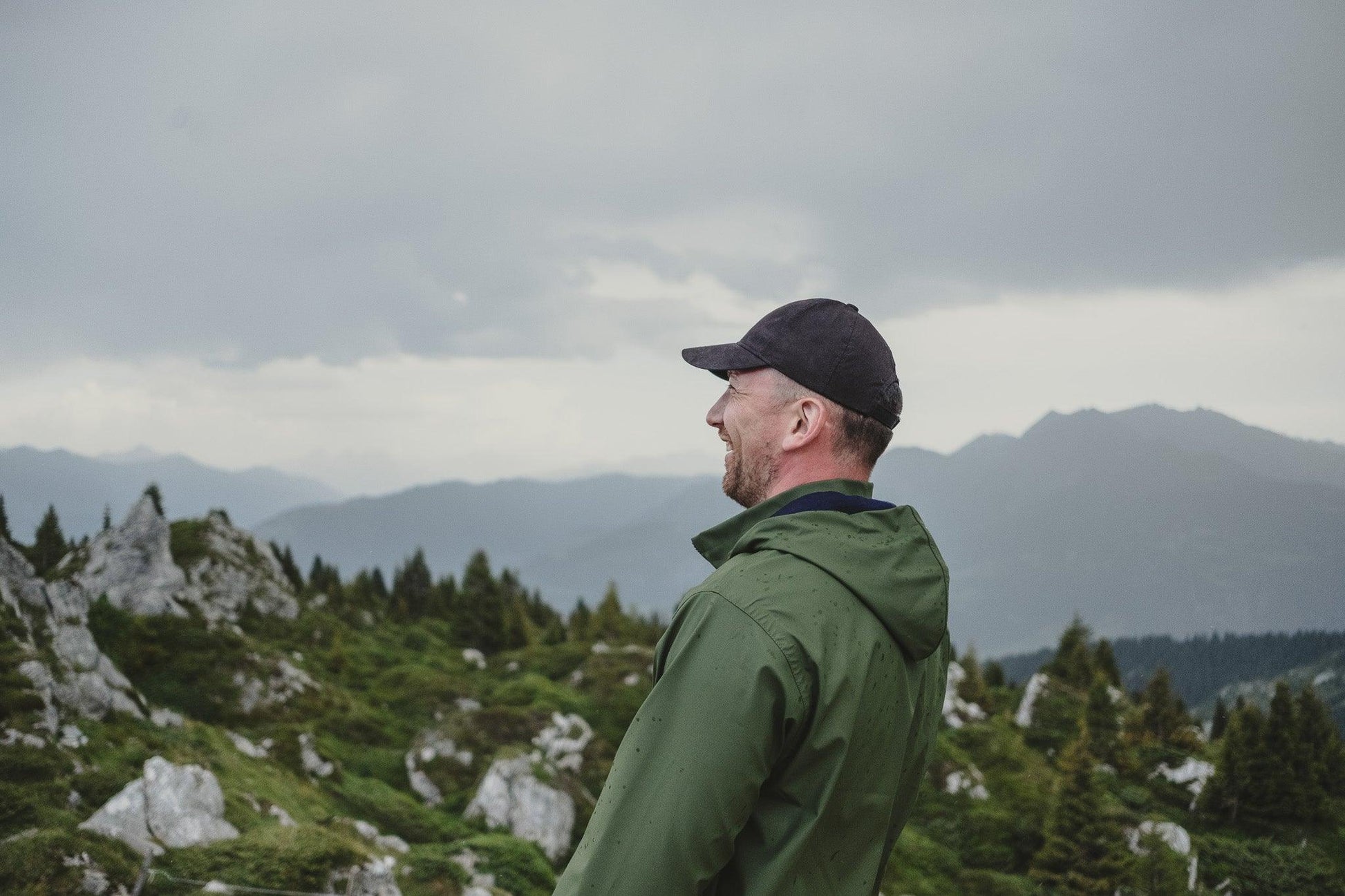 Waterproof Coat with Wool - Khaki-2