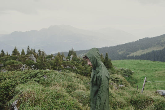 Waterproof Coat with Wool - Khaki-0