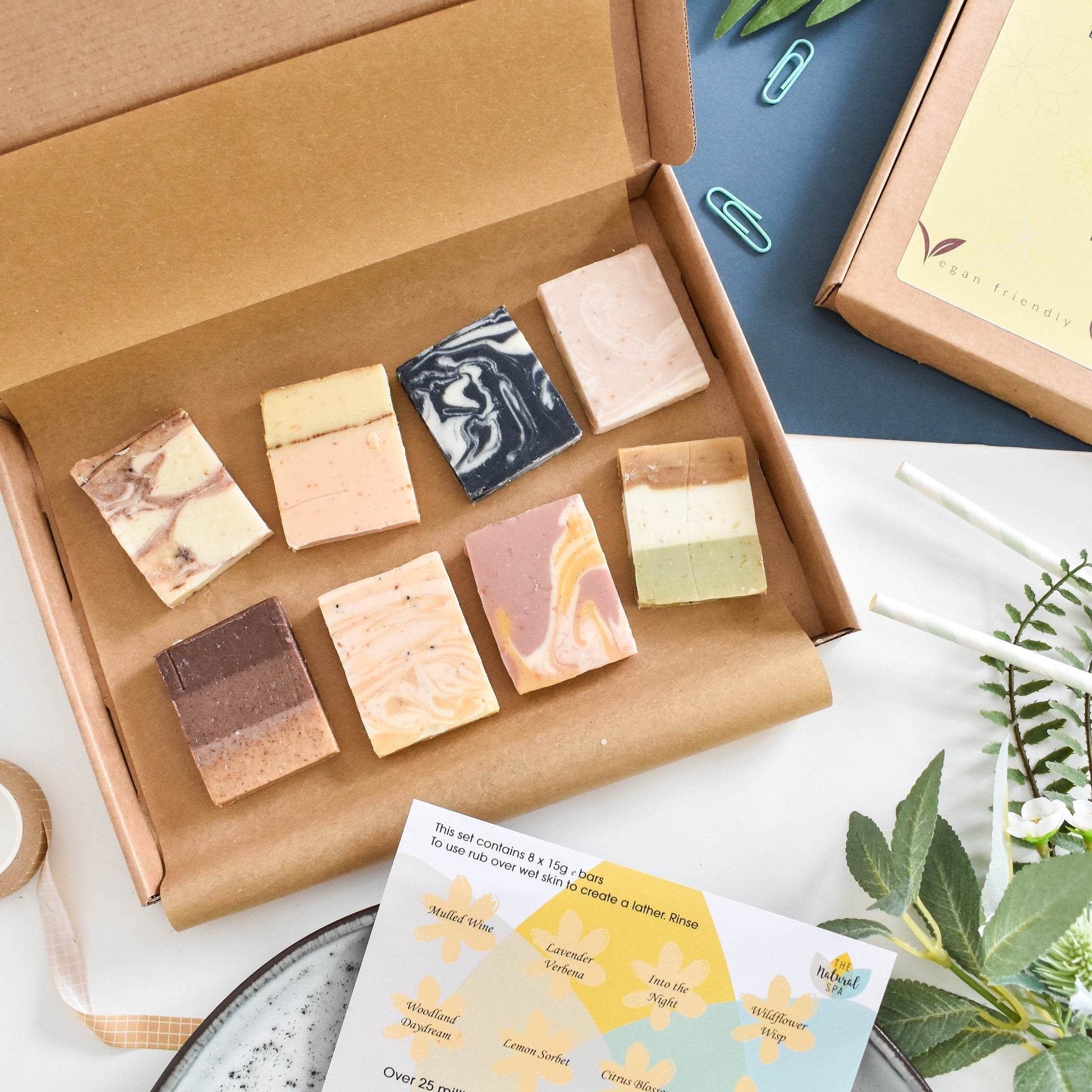 Soap Sampler Gift Set -  8 x 15g  Mini Travel Soaps - Letterbox Sized gift set-1