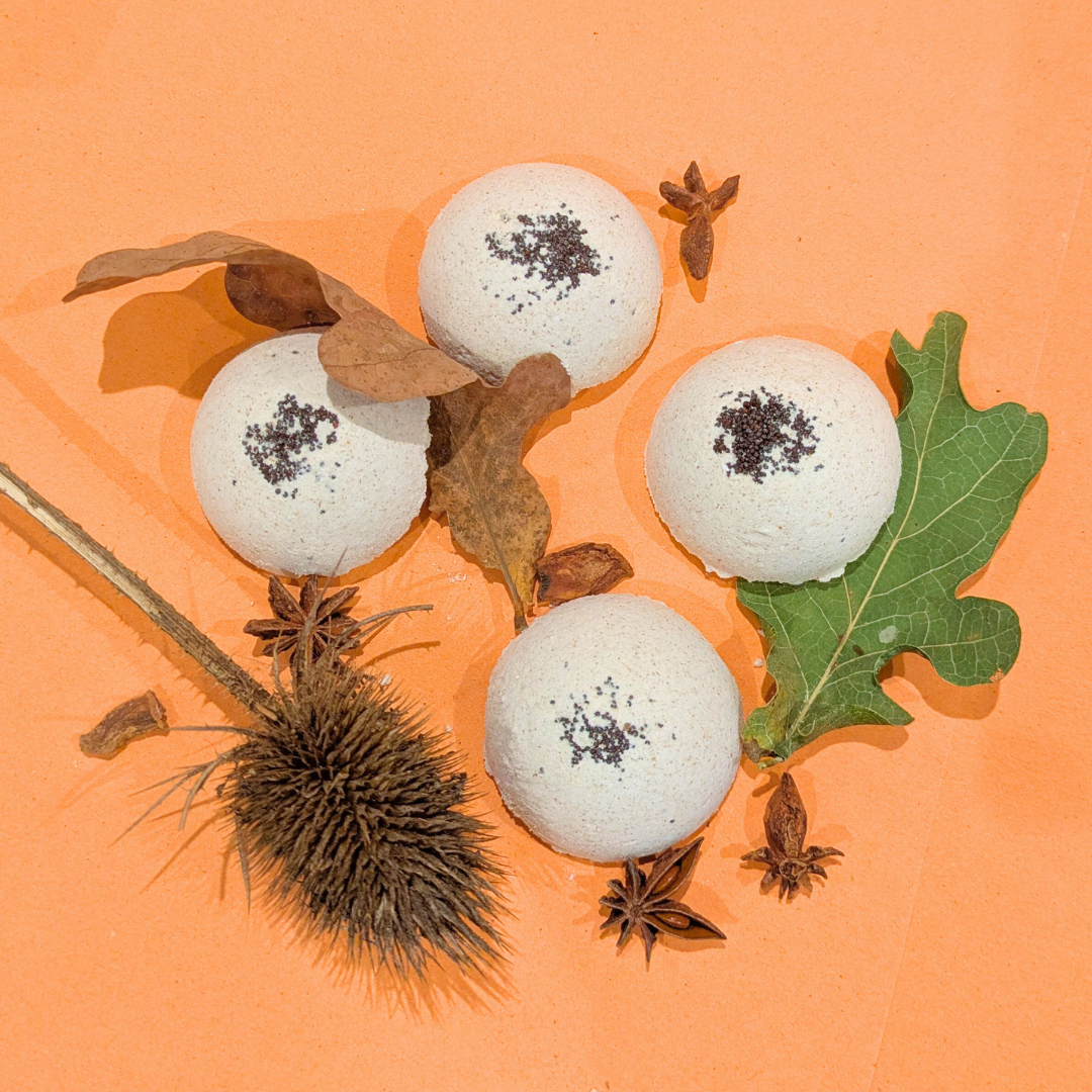 Orange Masala Aromatherapy Shower Steamers – Spiced Citrus & Cardamom – Set of 4-2